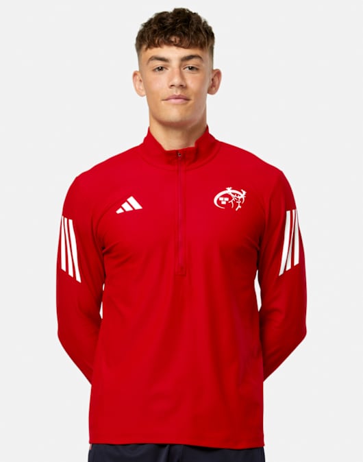 Adults Munster Half Zip Top