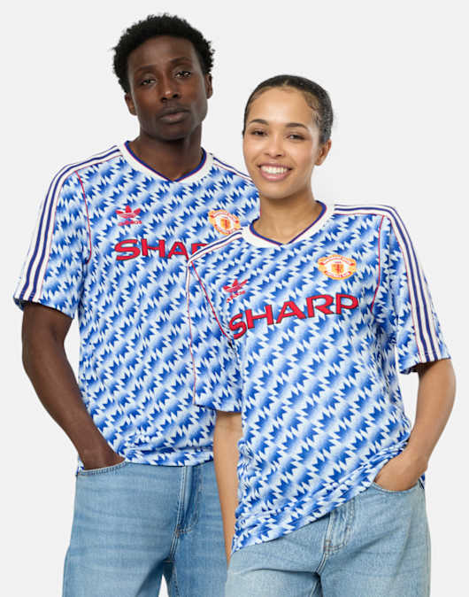 Adults Manchester United Away Short Sleeve Jersey 1990