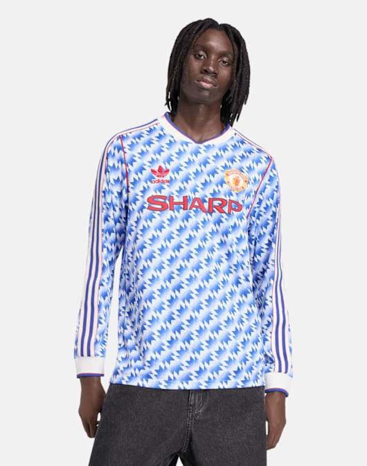 Adults Manchester United Away Jersey 1990 LS