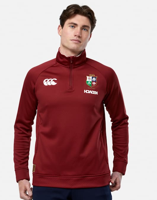 Adults British And Irish Lions Half Zip Fleece