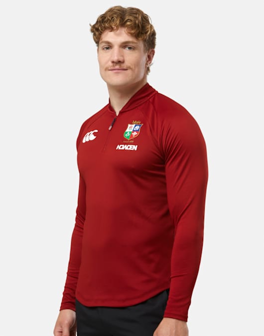Adults British And Irish Lions Half Zip Top