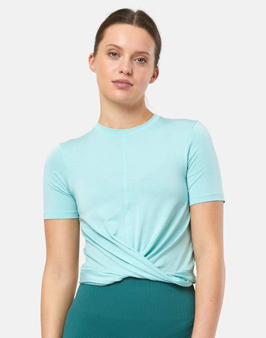 Womens Delight Short Wrap T-shirt