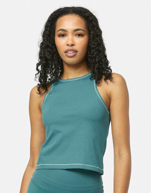 Womens One Ribbed Tank Top