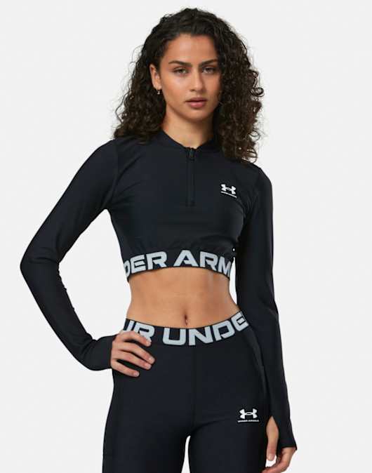 Womens HeatGear Half Zip Top