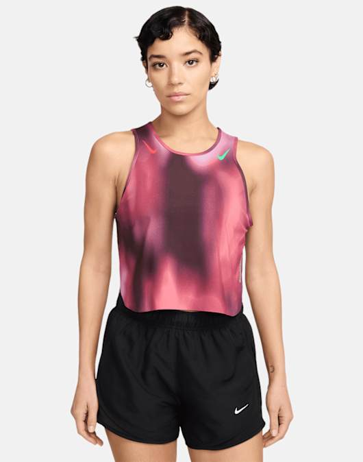 Womens Aeroswift Cropped Tank Top