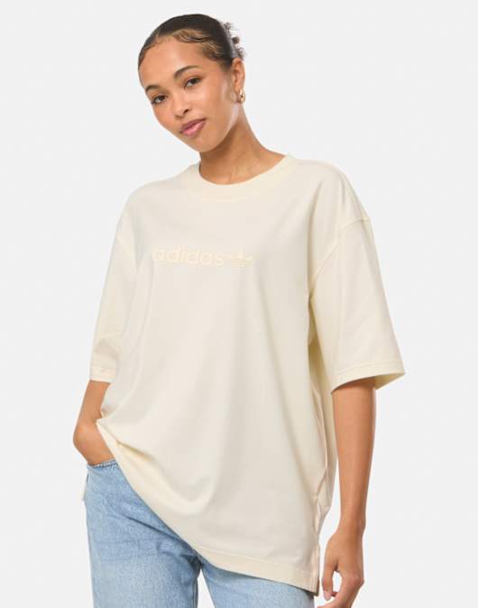 Womens Linear Oversized T-Shirt