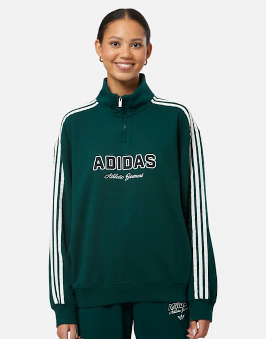 Womens Varsity Half Zip Top