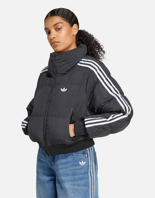 Womens Cropped Puffer Jacket