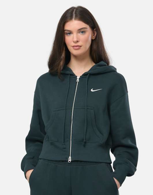 Womens Phoenix Fleece Cropped Hoodie
