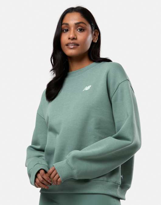 Womens Linear Heritage Crew Neck Sweatshirt