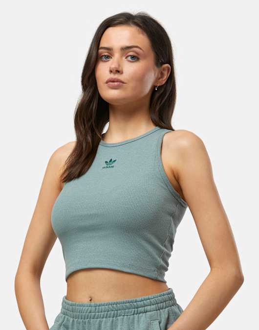 Womens Essentials Ribbed Tank Top