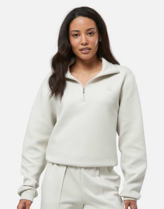 Womens Levi Jersey Half Zip Top