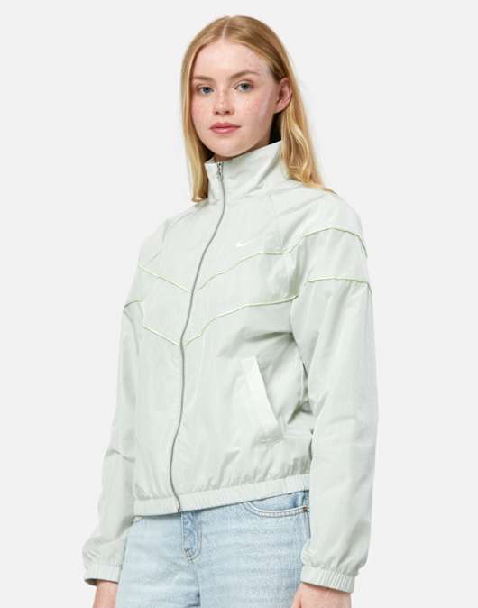 Womens Woven Full Zip Jacket