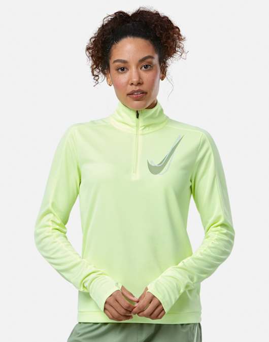 Womens Swoosh Half Zip Top
