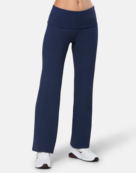 Womens One Fold-Over Pants