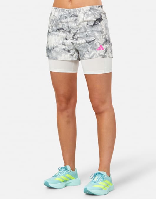 Womens Own The Run 2 in 1 Shorts