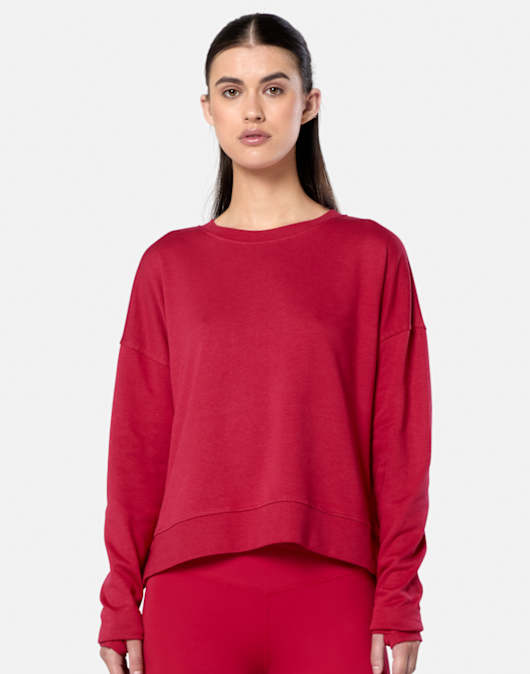 Womens After Class Crew Neck Sweatshirt