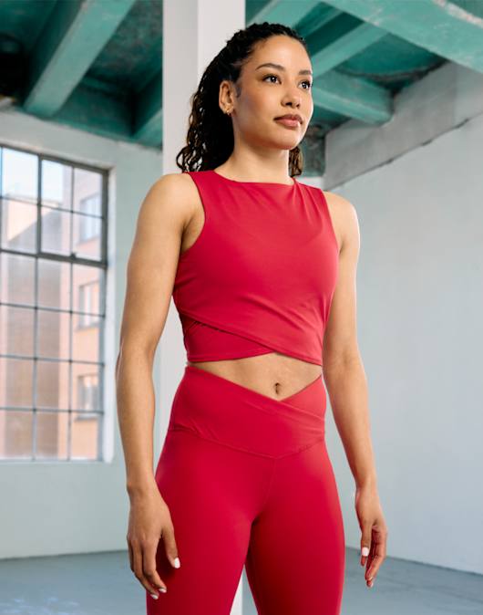 Womens All Day Wrap Tank Top