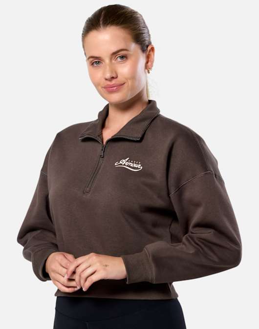 Womens Rival Fleece Half Zip Top