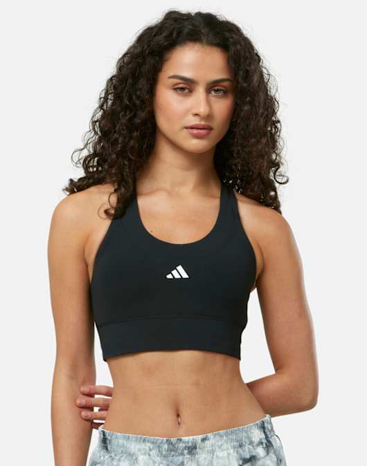 Womens Run Pocket Medium Support Sports Bra