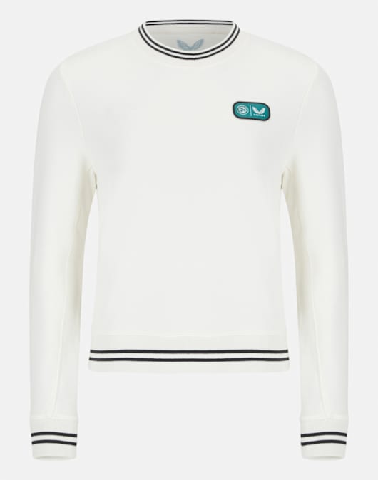 Womens Ireland Cropped Fleece Crew