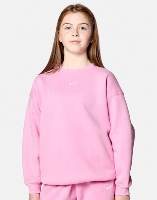 Older Kids Studio Fleece Oversized Crew