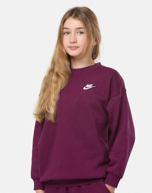 Older Kids Club Oversized Crew Neck Sweatshirt