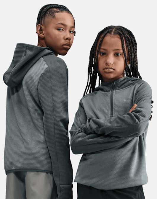 Older Kids Warm Half Zip Hoodie