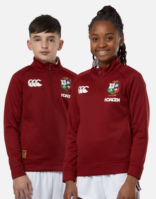 Kids British And Irish Lions Half Zip Fleece
