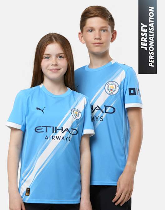 Kids Manchester City Home Jersey 25/26