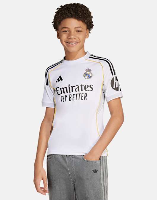 Kids Real Madrid 25/26 Home Jersey