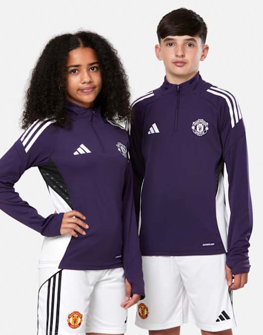 Kids Manchester United Training Half Zip Top