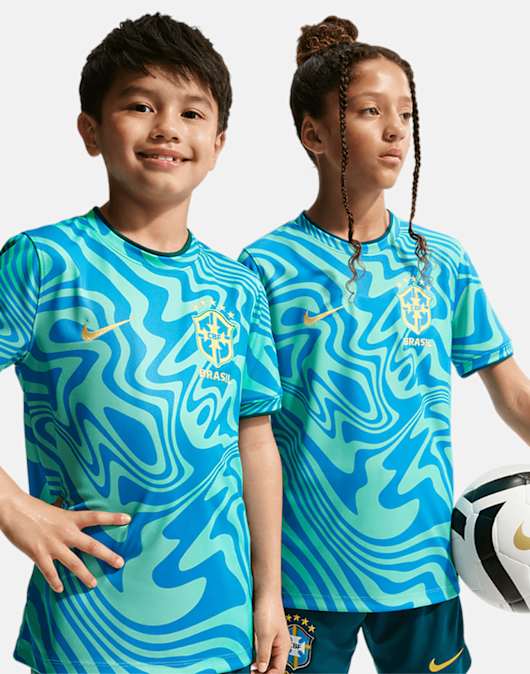 Kids Brazil Pre Match T-Shirt