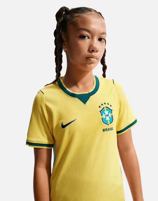 Kids Brazil Home Jersey 2026