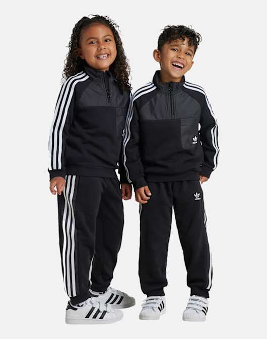 Younger Kids Half Zip Crew Set