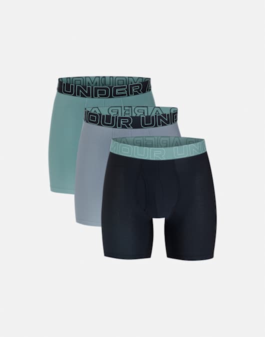 Mens UA Performance Tech Mesh Solid 6inch 3PK