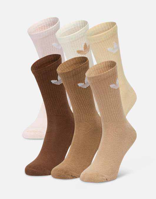 Trefoil Crew Sock 6 Pack