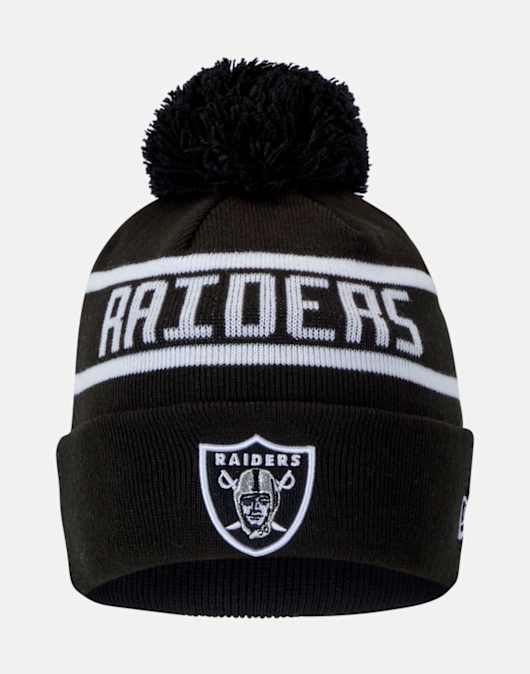 NFL Raiders Bobble Beanie