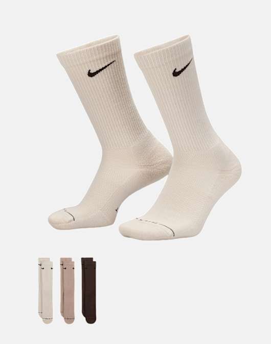Adults 3 Pack Crew Socks