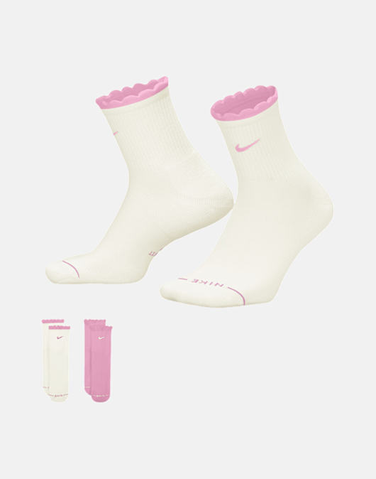 Adults 2 Pack Frill Socks