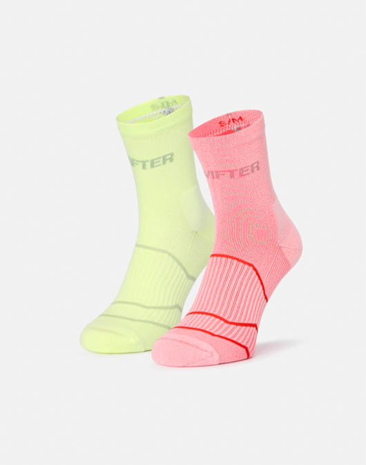 Reflective 2 Pack Running Socks