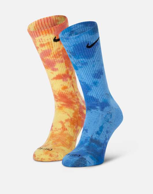 Everyday Plus 2 Pack Dye Crew Socks