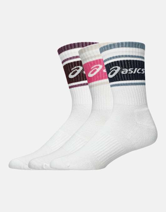 Adults 3 Pack Logo Crew Sock