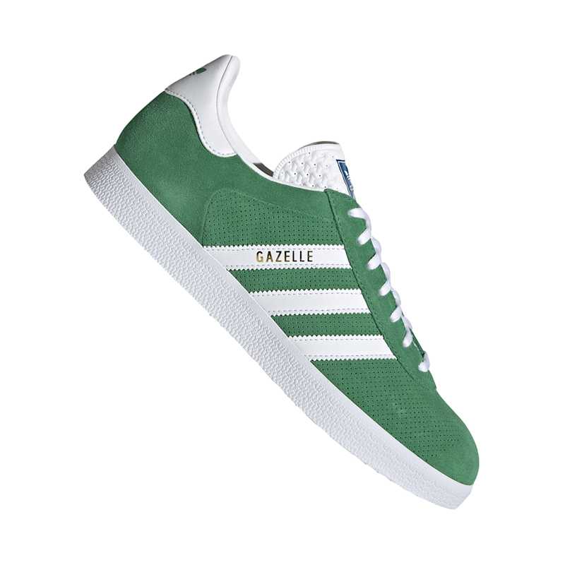 adidas gazelle silver green womens Adidas Originals Low Top Sneakers