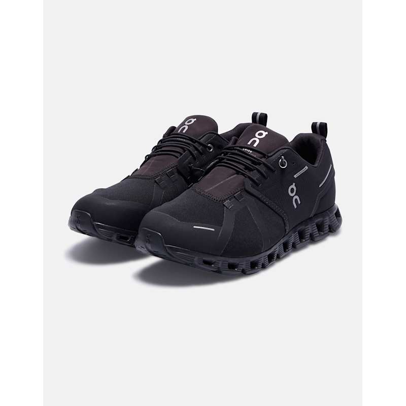 On Mens Cloud 5 Waterproof - Black | Life Style Sports UK