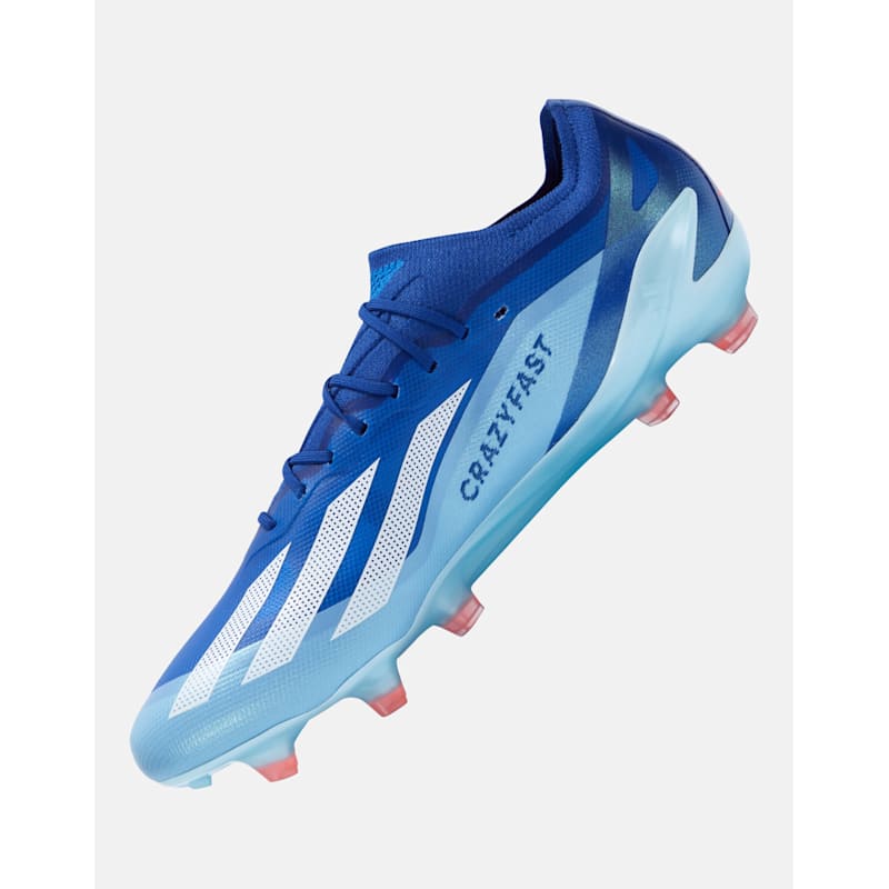 adidas Adults X Crazyfast.1 Firm Ground - Blue | Life Style Sports UK