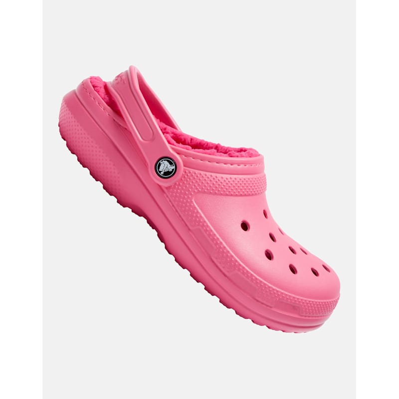 Crocs Womens Classic Platform Lined Croc Pink Life Style Sports IE