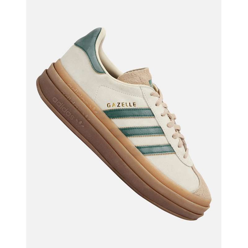 adidas Originals Womens Gazelle Bold WH Cream Life Style Sports UK
