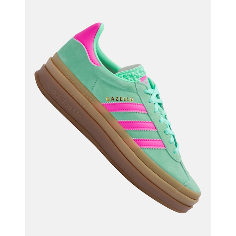 adidas gazelle silver green womens Adidas Gazelle Bold In Turquoise For Women main image 1