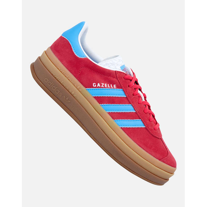 adidas gazelle silver green womens adidas Originals Gazelle Bold Trainers Red EU 40 2/3 Women JS3905/7 main image 1